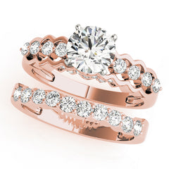 Engagement Rings Single Row Prong Set - TN50526-E