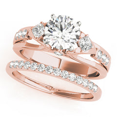 Engagement Rings 3 Stone Round - TN50528-E