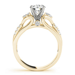 Engagement Rings 3 Stone Round - TN50528-E