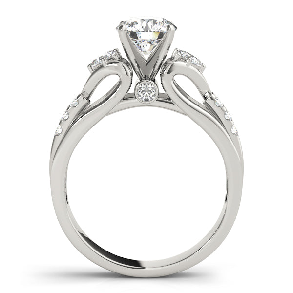 Engagement Rings 3 Stone Round - TN50528-E