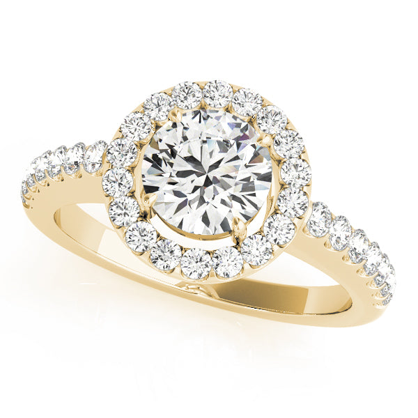Engagement Rings Halo Round - TN50530-E
