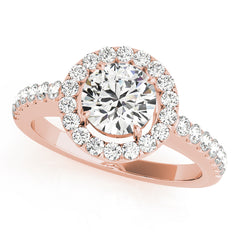 Engagement Rings Halo Round - TN50530-E