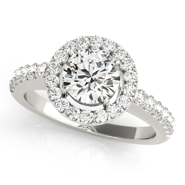 Engagement Rings Halo Round - TN50530-E