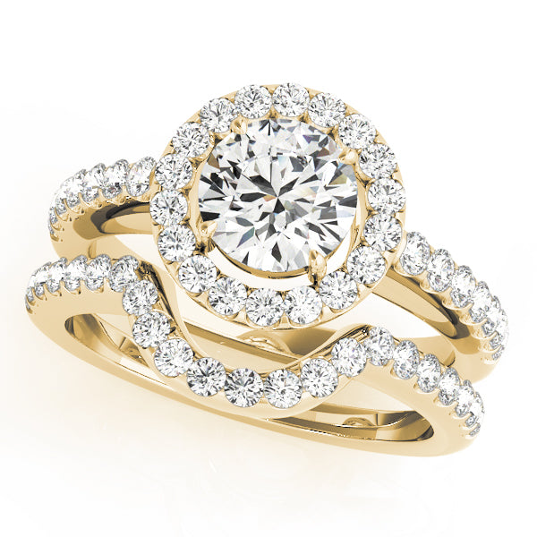 Engagement Rings Halo Round - TN50530-E