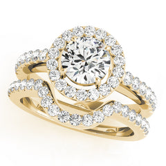Engagement Rings Halo Round - TN50530-E
