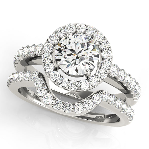 Engagement Rings Halo Round - TN50530-E