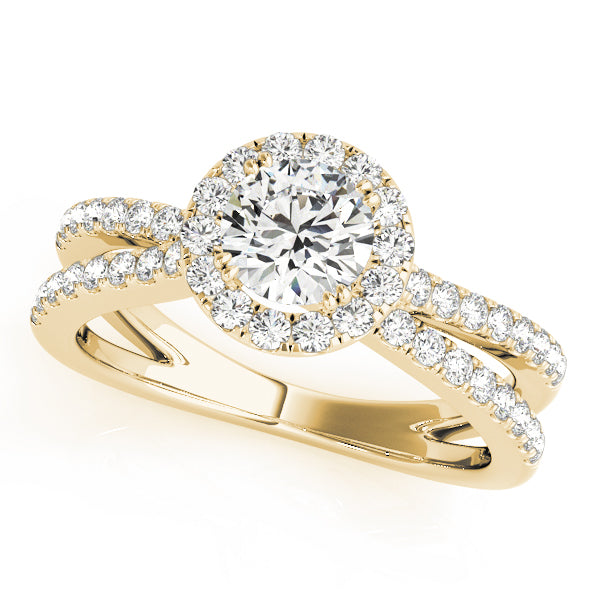 Engagement Rings Halo Round - TN50531-E