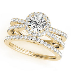 Engagement Rings Halo Round - TN50531-E