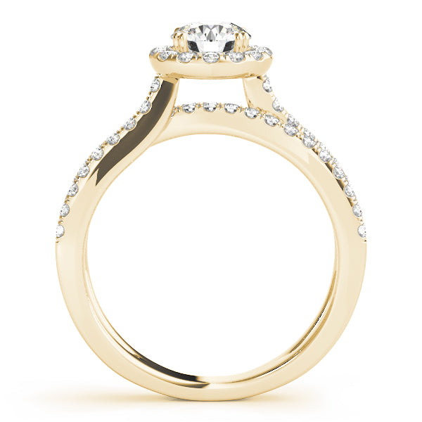 Engagement Rings Halo Round - TN50531-E