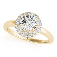 Engagement Rings Halo Round - TN50533-E