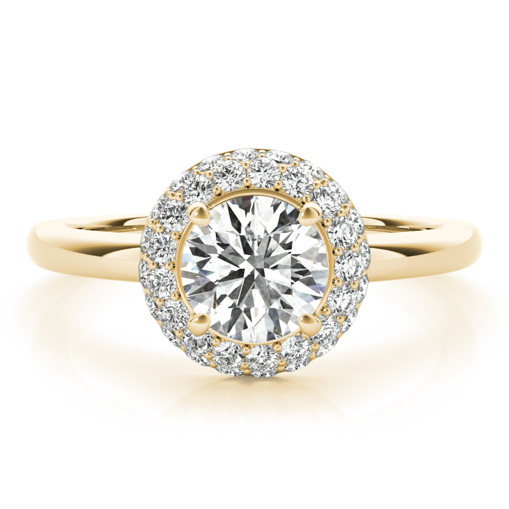 Engagement Rings Halo Round - TN50533-E