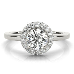 Engagement Rings Halo Round - TN50533-E