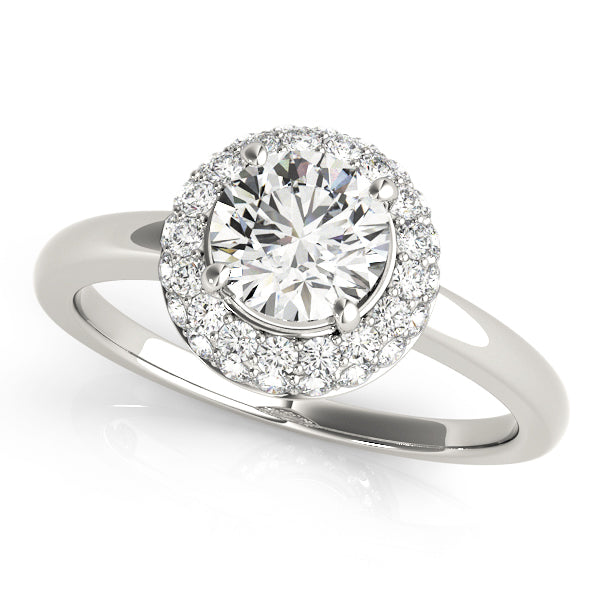 Engagement Rings Halo Round - TN50533-E