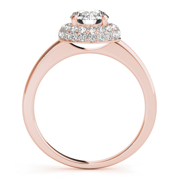 Engagement Rings Halo Round - TN50533-E