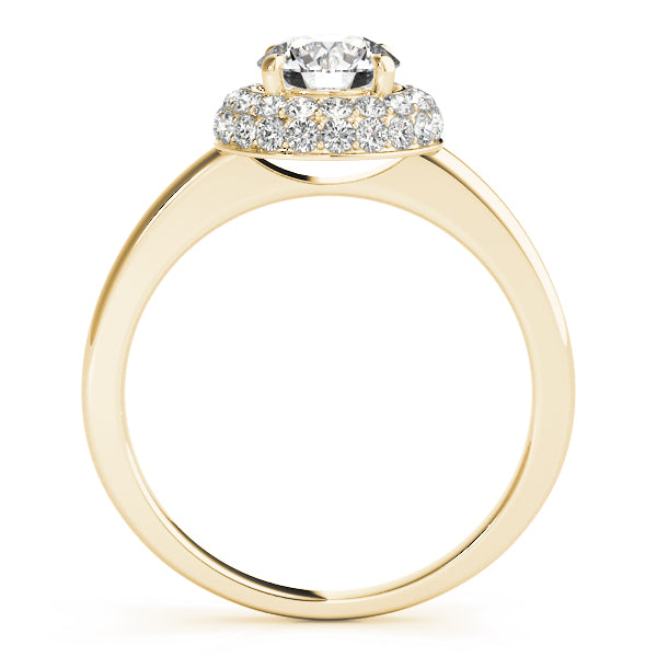 Engagement Rings Halo Round - TN50533-E