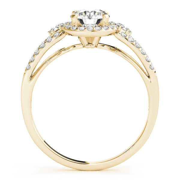 Engagement Rings Halo Round - TN50537-E