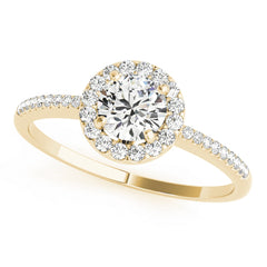 Engagement Rings Halo Round - TN50541-E