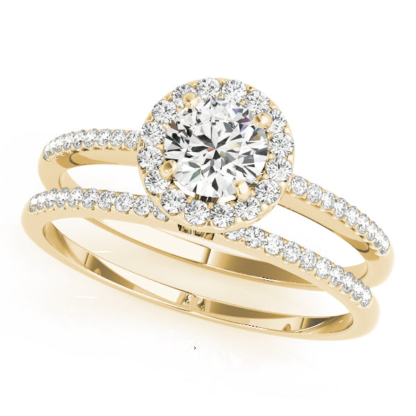 Engagement Rings Halo Round - TN50541-E