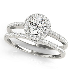 Engagement Rings Halo Round - TN50541-E