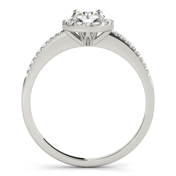 Engagement Rings Halo Round - TN50541-E