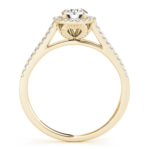 Engagement Rings Halo Round - TN50545-E