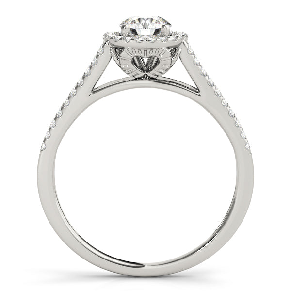 Engagement Rings Halo Round - TN50545-E