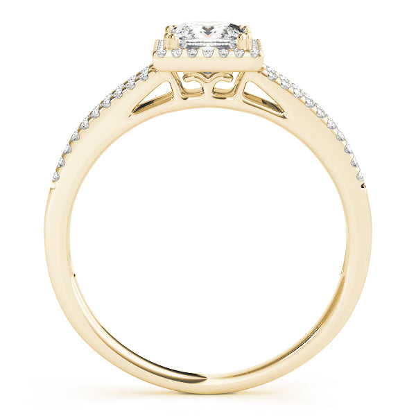 Engagement Rings Halo Square & Cushion - TN50549-E