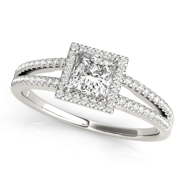 Engagement Rings Halo Square & Cushion - TN50549-E