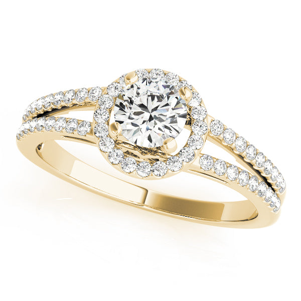 Engagement Rings Halo Round - TN50550-E