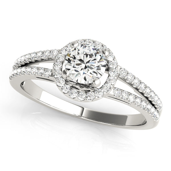 Engagement Rings Halo Round - TN50550-E