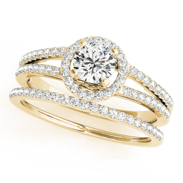 Engagement Rings Halo Round - TN50550-E