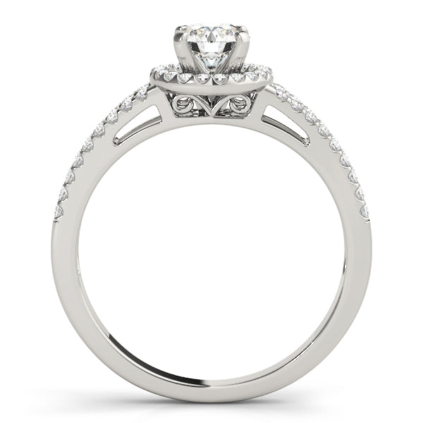 Engagement Rings Halo Round - TN50550-E