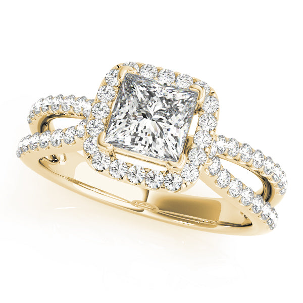 Engagement Rings Halo Square & Cushion - TN50552-E