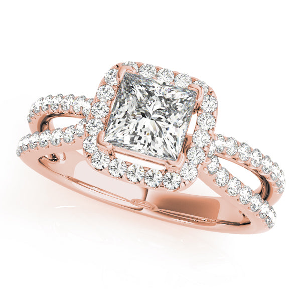 Engagement Rings Halo Square & Cushion - TN50552-E