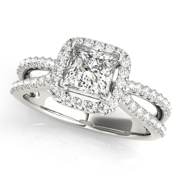 Engagement Rings Halo Square & Cushion - TN50552-E