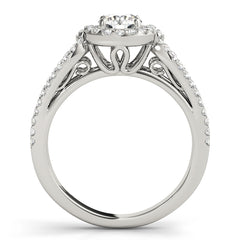 Engagement Rings Halo Round - TN50557-E