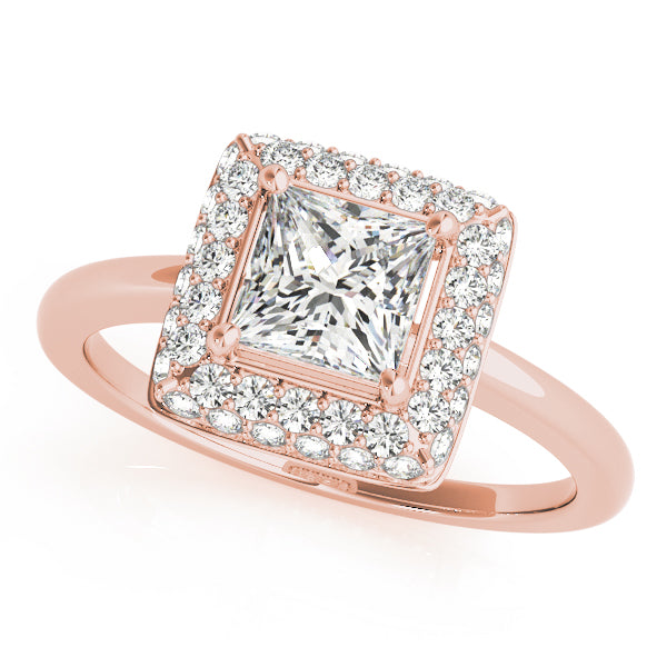 Engagement Rings Halo Square & Cushion - TN50565-E