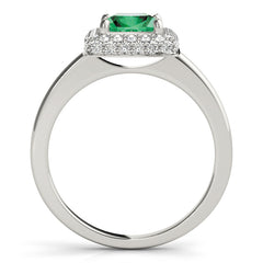 Engagement Rings Halo Square & Cushion - TN50565-E