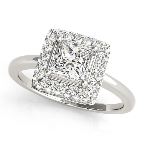 Engagement Rings Halo Square & Cushion - TN50565-E