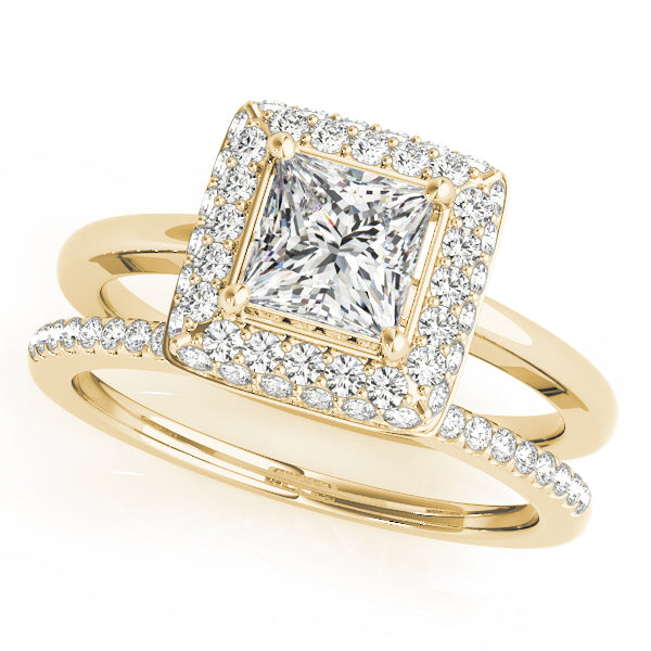 Engagement Rings Halo Square & Cushion - TN50565-E