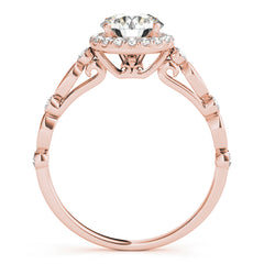 Engagement Rings Halo Round - TN50567-E