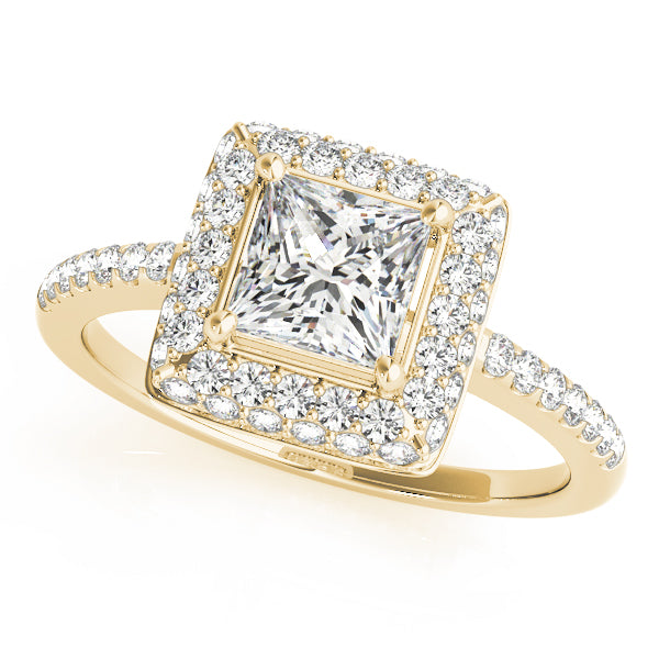 Engagement Rings Halo Square & Cushion - TN50568-E