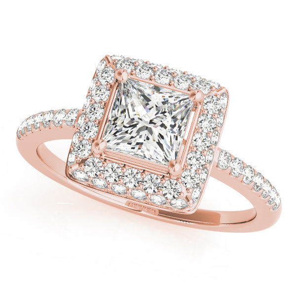 Engagement Rings Halo Square & Cushion - TN50568-E