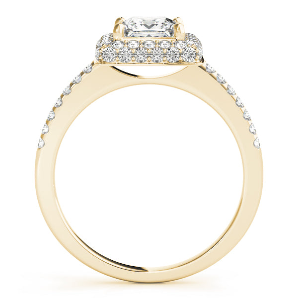 Engagement Rings Halo Square & Cushion - TN50568-E