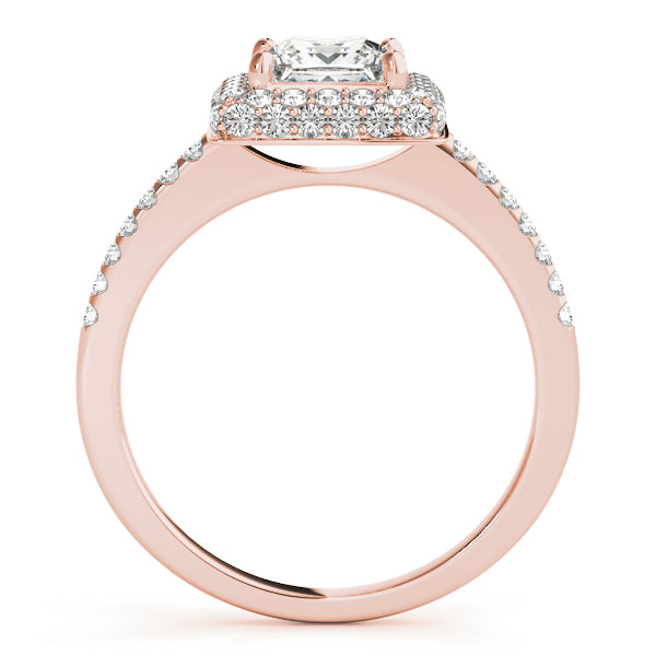 Engagement Rings Halo Square & Cushion - TN50568-E