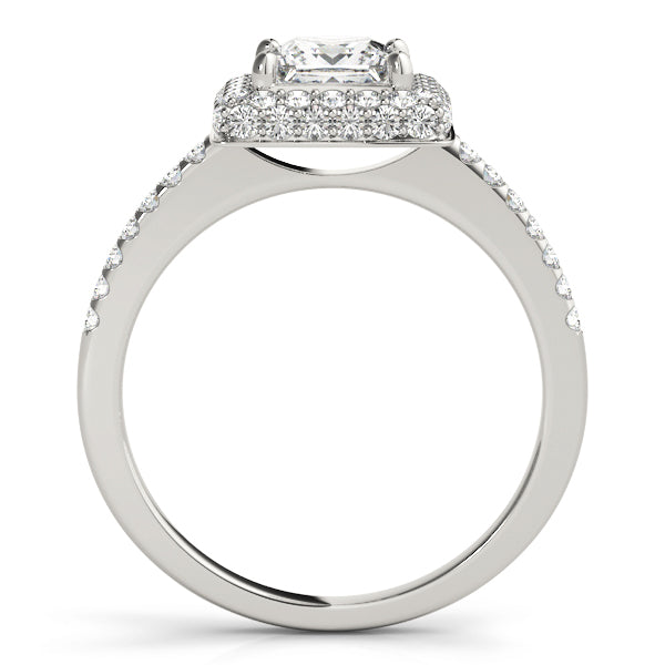 Engagement Rings Halo Square & Cushion - TN50568-E