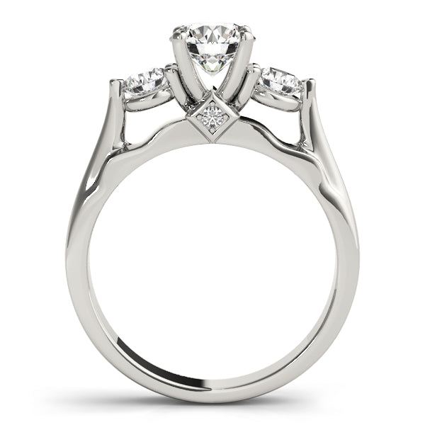 Engagement Rings 3 Stone Round - TN50573-E