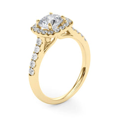 Engagement Rings Halo Round - TN50576-E