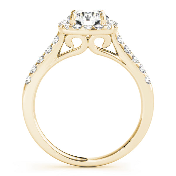 Engagement Rings Halo Round - TN50576-E