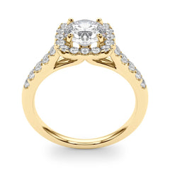 Engagement Rings Halo Round - TN50576-E